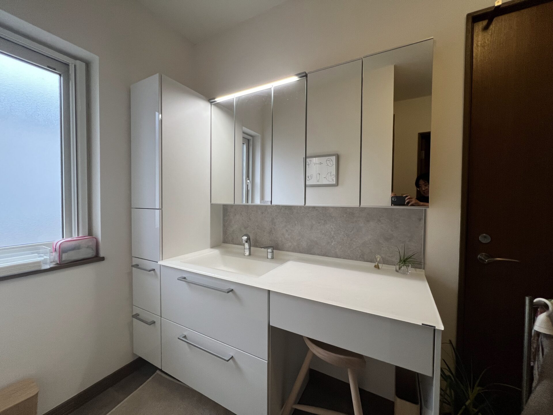 洗面台　交換工事（TOTO）