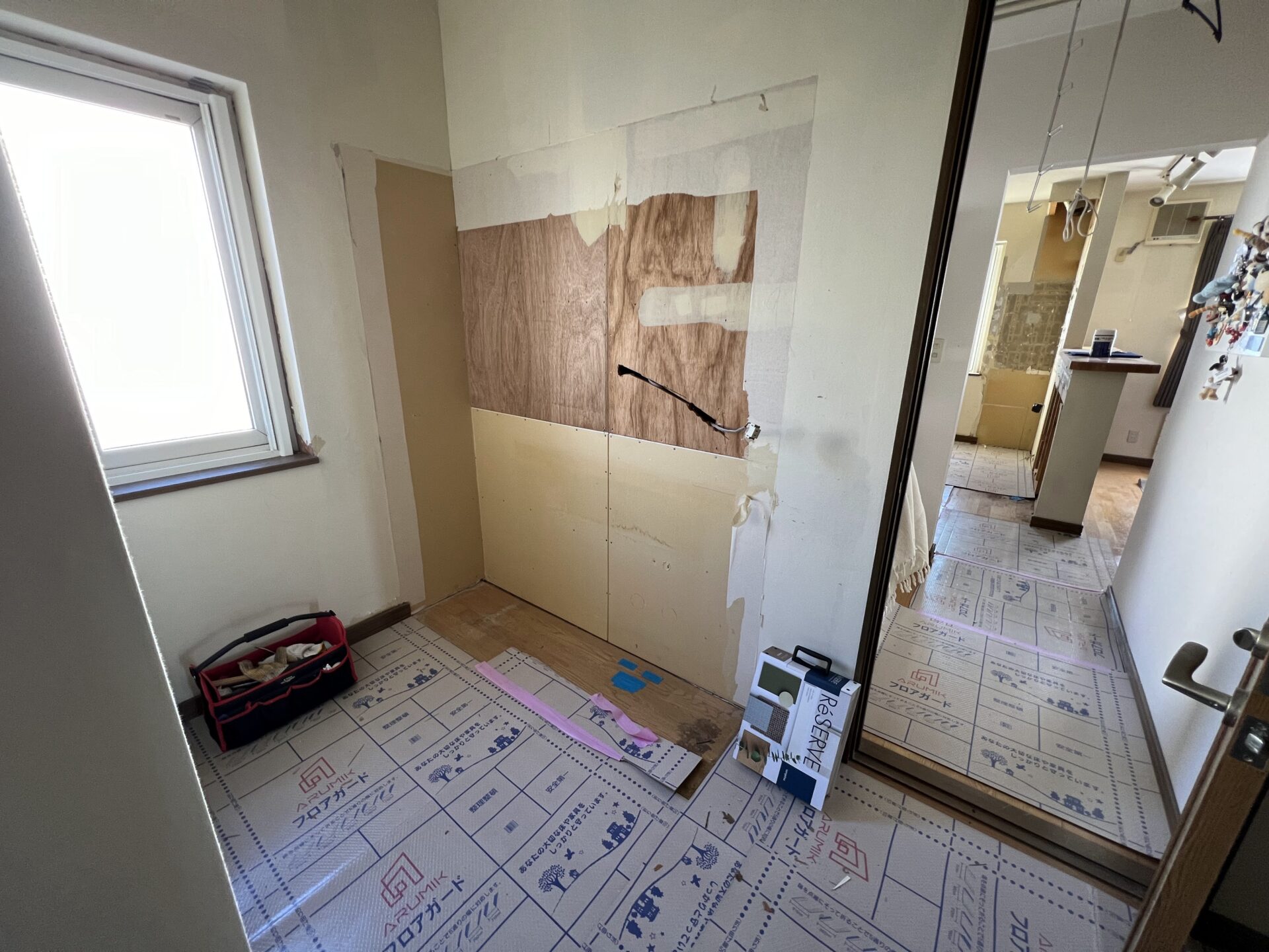 洗面台　交換工事（TOTO）