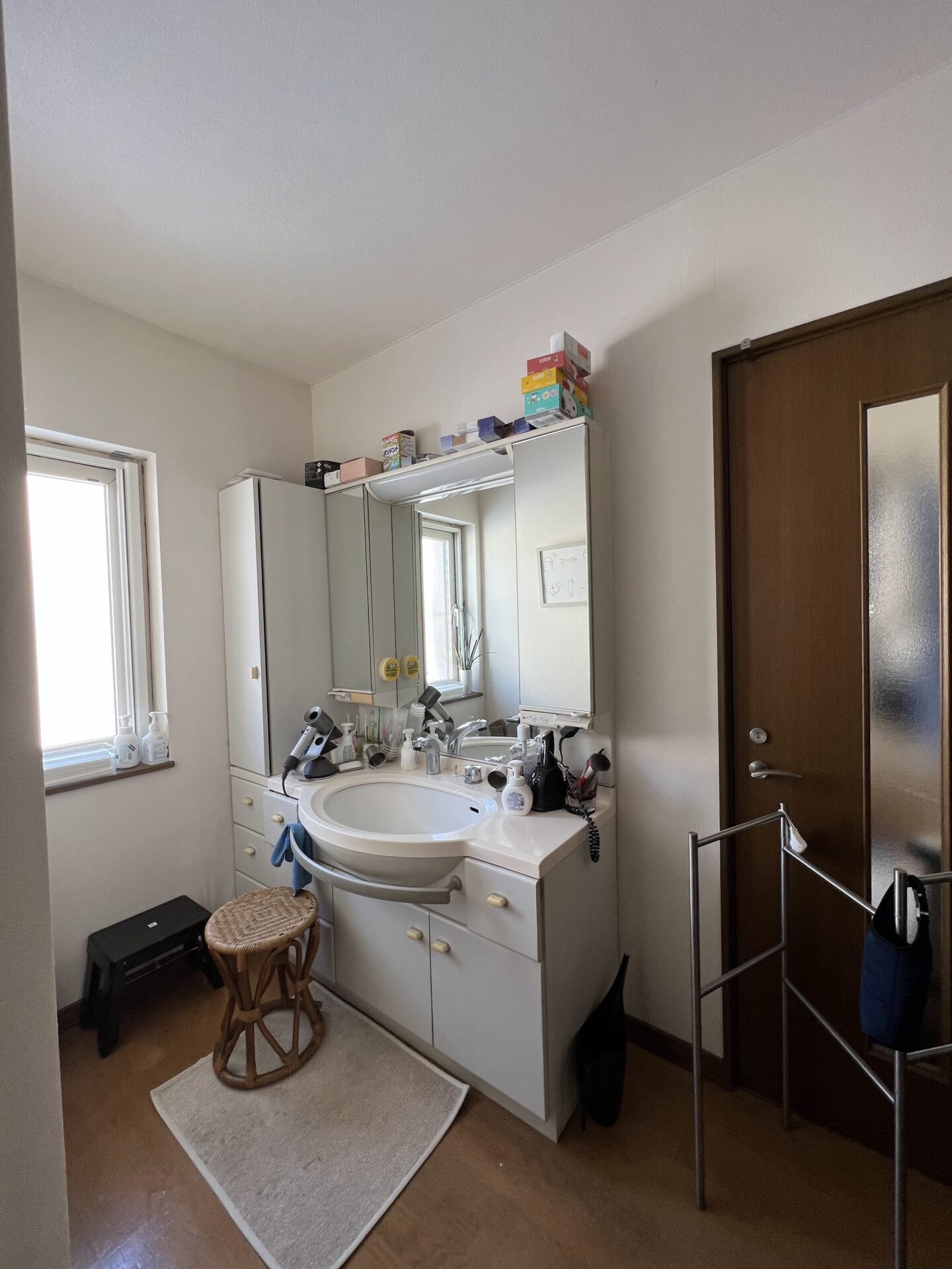 洗面台　交換工事（TOTO）