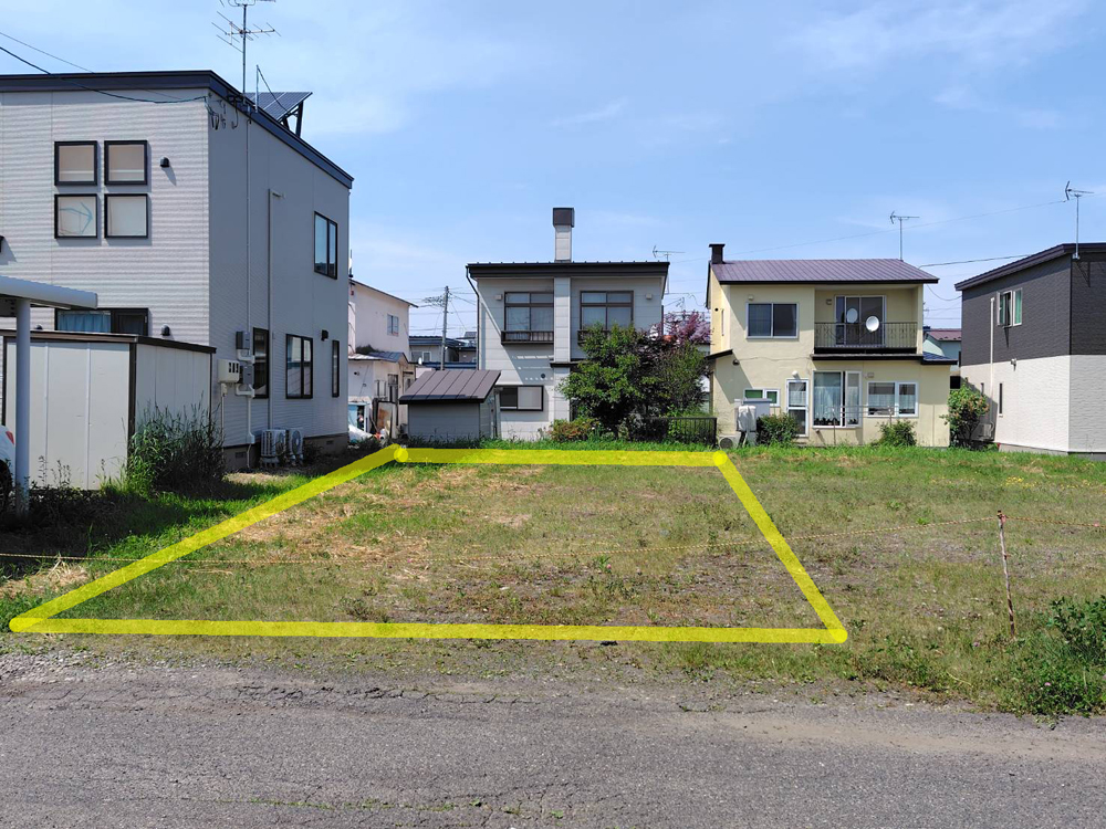 【南道路】帯広 緑ヶ丘2条通3① 売土地