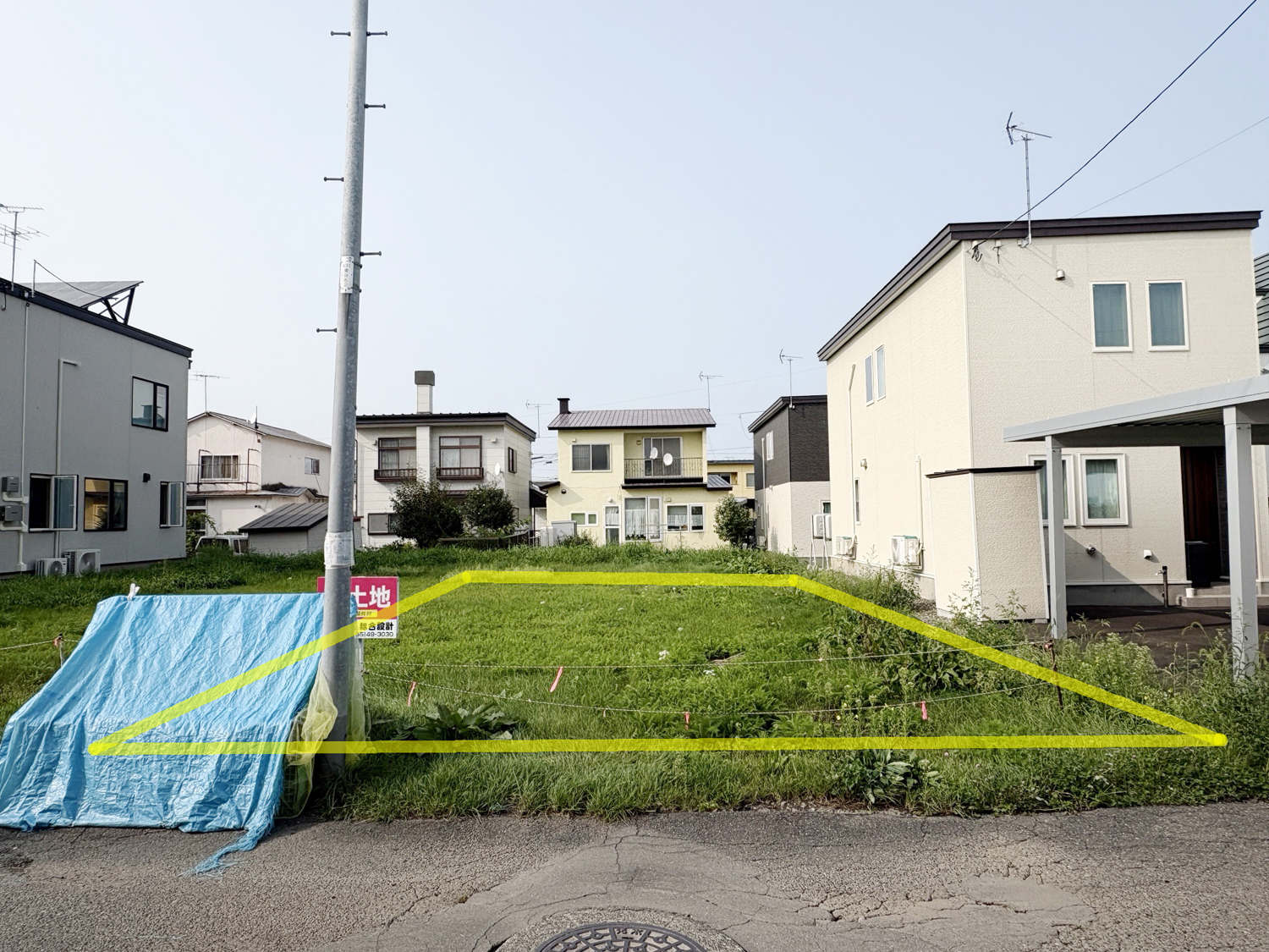【南道路】帯広 緑ヶ丘2条通3② 売土地