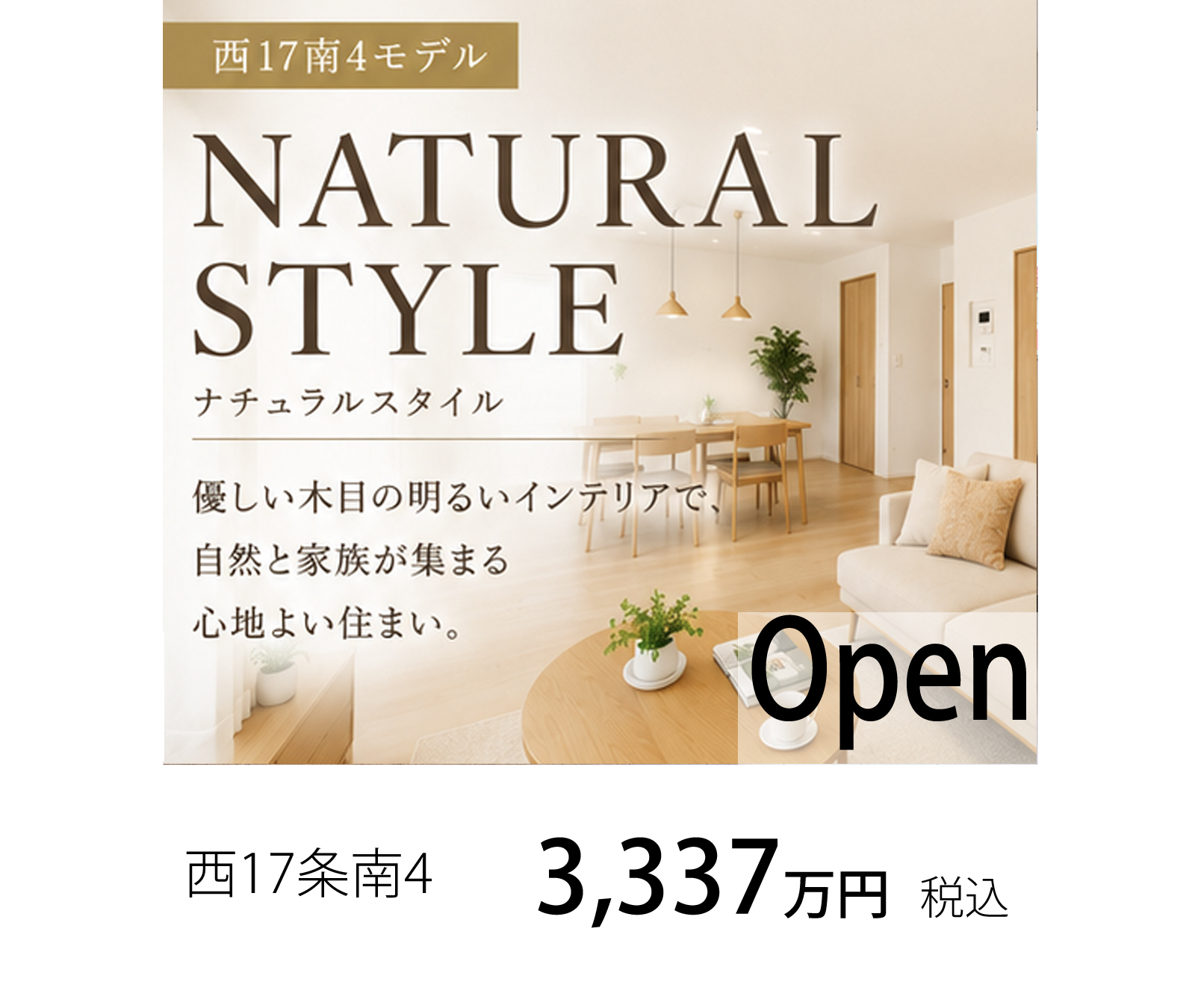 【春駒通り近く】西17南4 建売