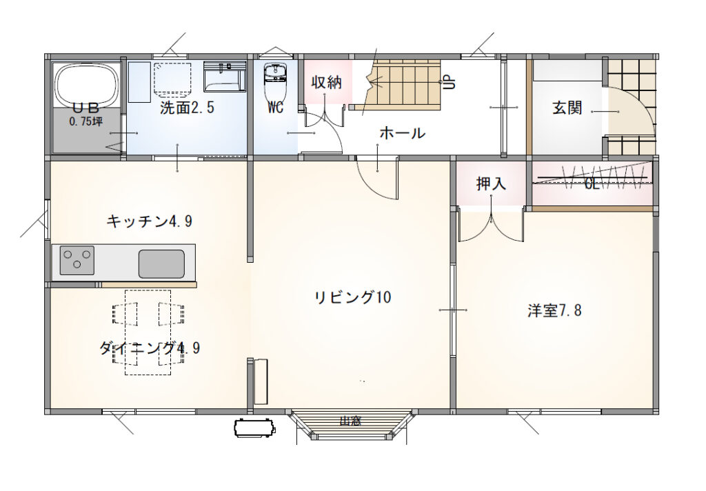 1階間取り
