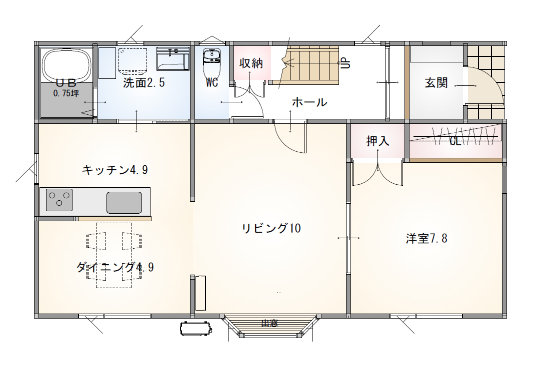 1階間取り