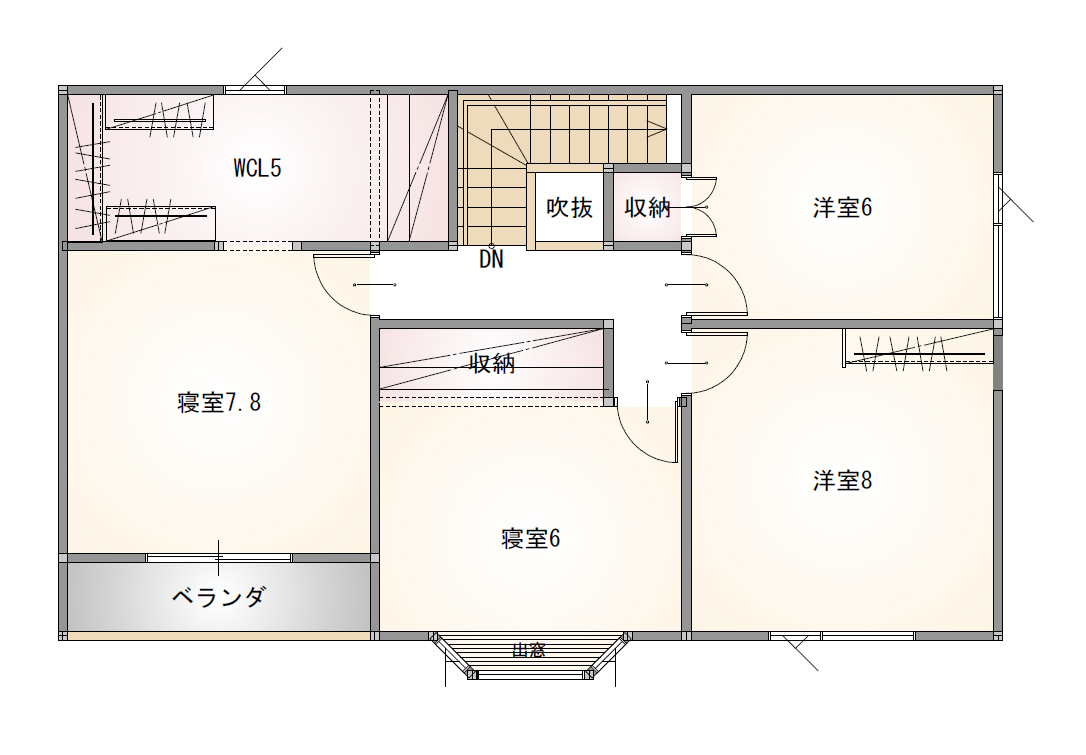 2階間取り